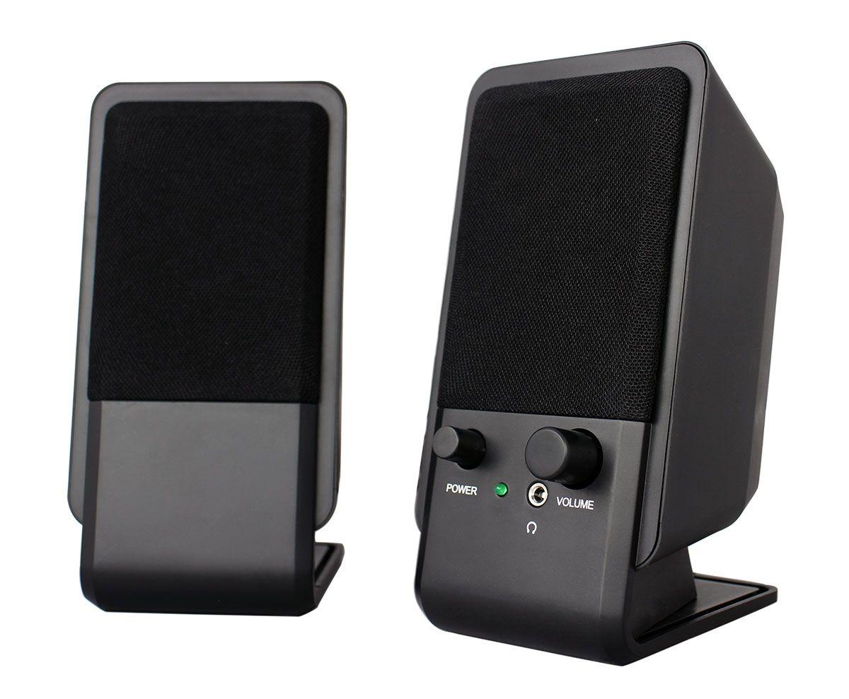 Colunas EWENT EW3528 (Com fios - 6 W - 2.0 canais - Preto)