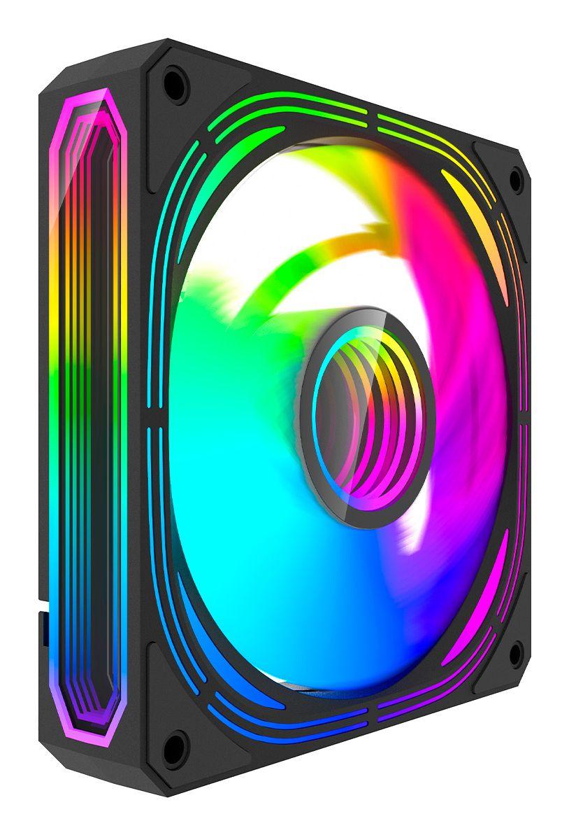 Kit de Ventoinhas para Caixa de PC COOLBOX Infinity Pro ARGB (Preto), miniatura 2