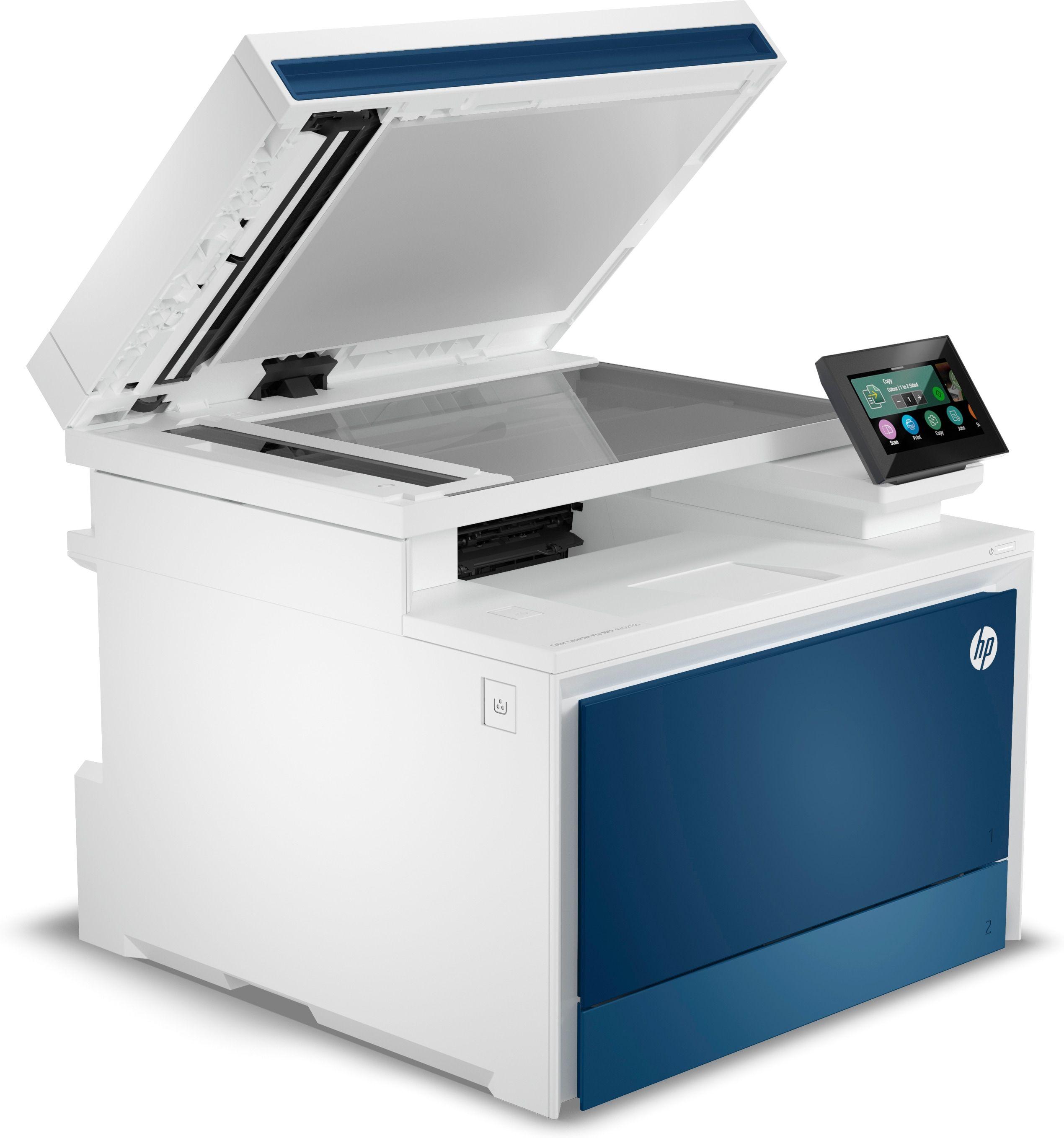 Impressora Multifuncional Laser a Cores HP Color LaserJet Pro 4302fdn (A4 - Impressão a cores - 300 folhas - Azul e Branco), miniatura 6