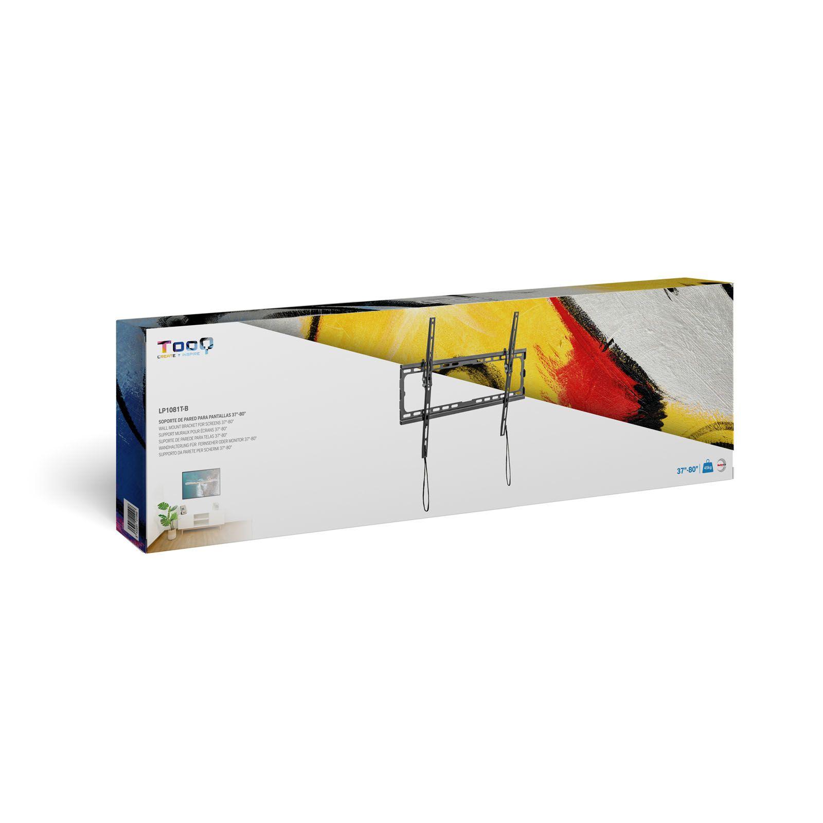 Suporte de Parede para TV TOOQ LP1081T-B (37-80" - 45 kg - Preto), miniatura 6