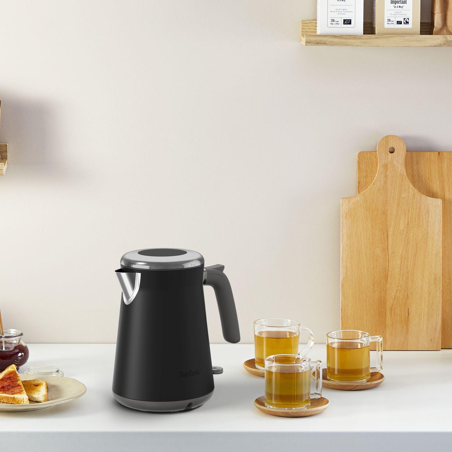 Jarro Elétrico TEFAL KI6668E0 (2400 W - 1,7 l - Aço inoxidável - Preto/Inox), miniatura 4