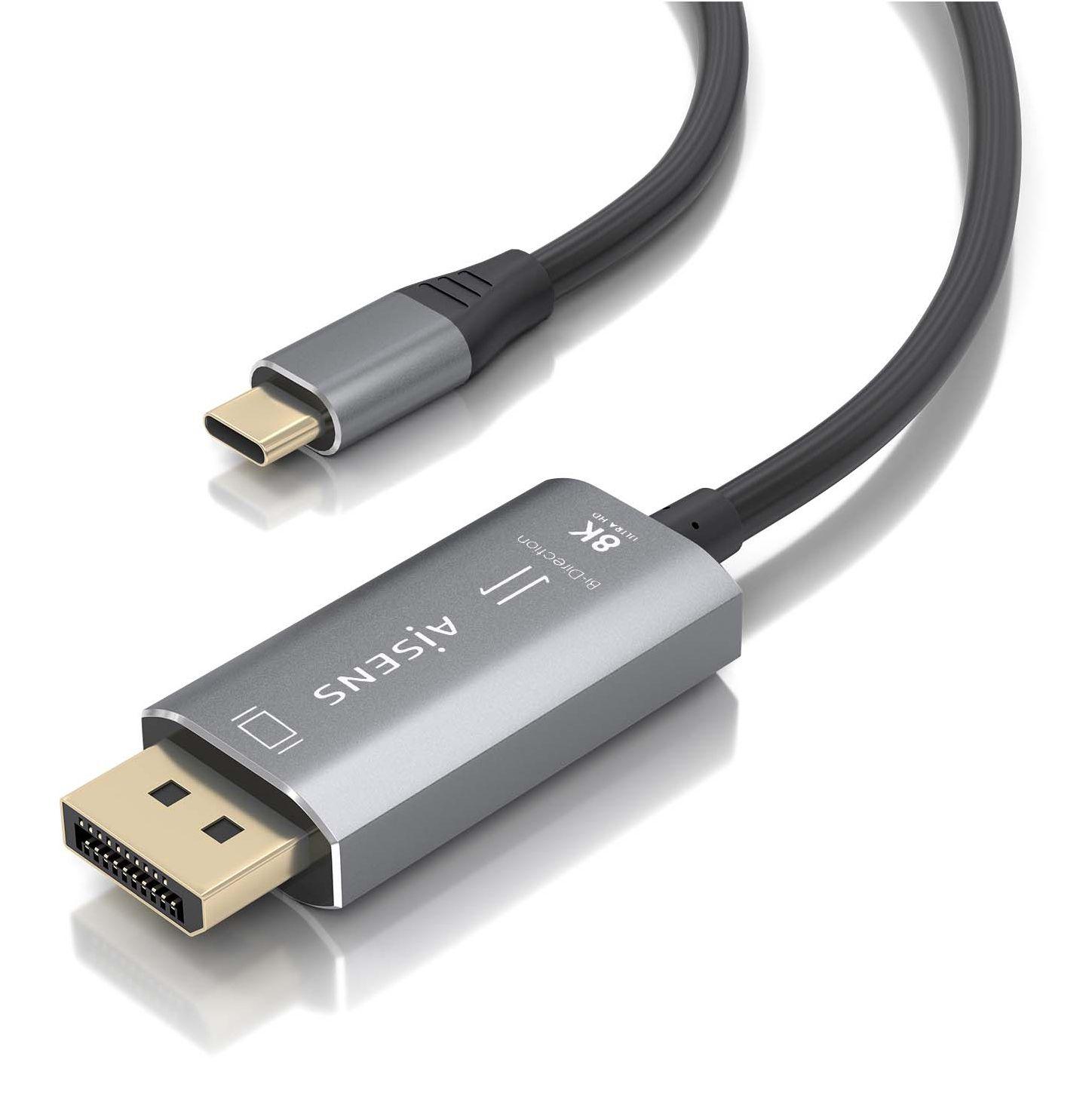 Cabo Conversor Bidirecional AISENS A109-0880 (1,8 m - USB Type-C - Preto) — miniatura 3
