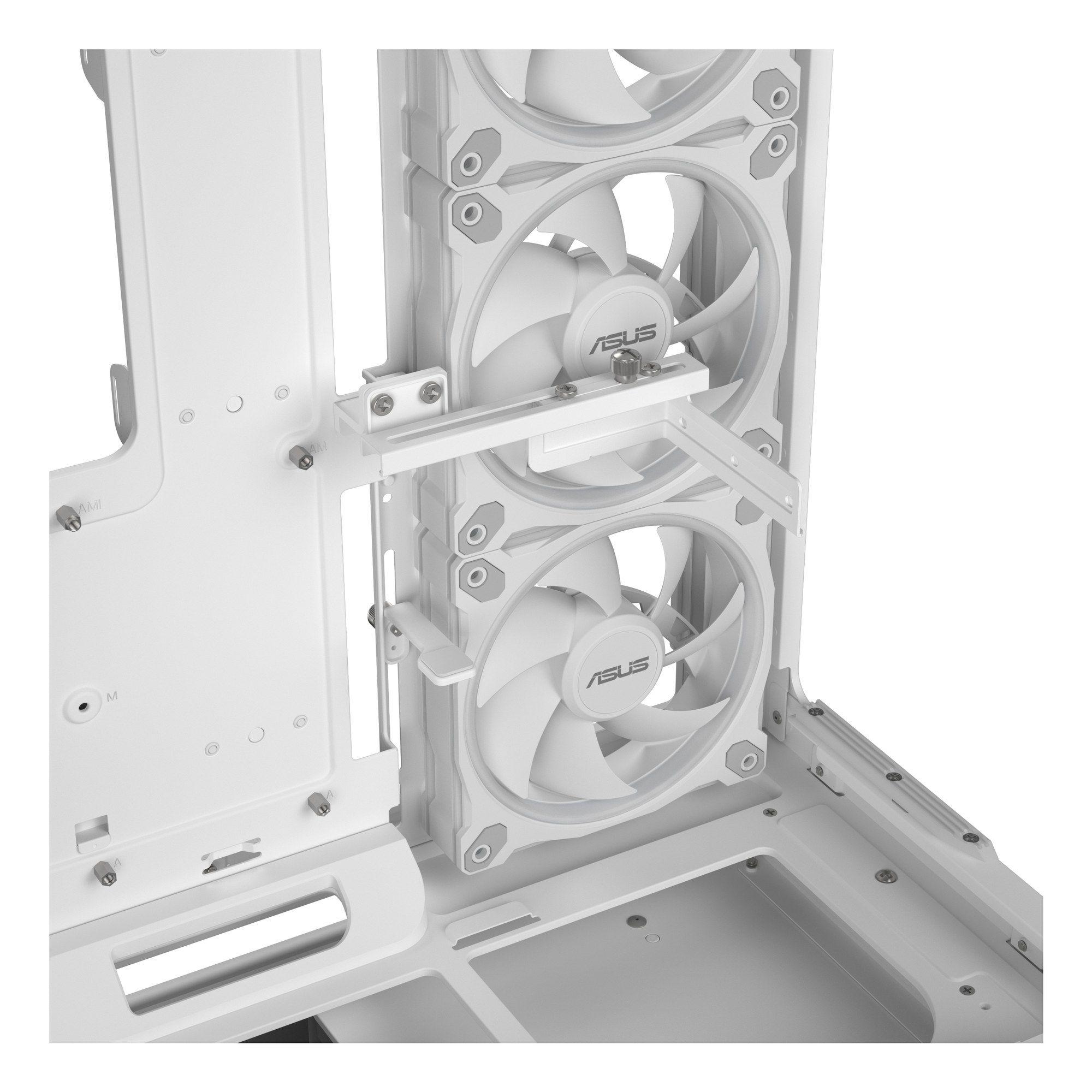Caixa ATX ASUS PRIME AP304 TG ARGB (ATX, Micro ATX, Mini-ITX - Midi Tower - 175 mm - Branco) — miniatura 19
