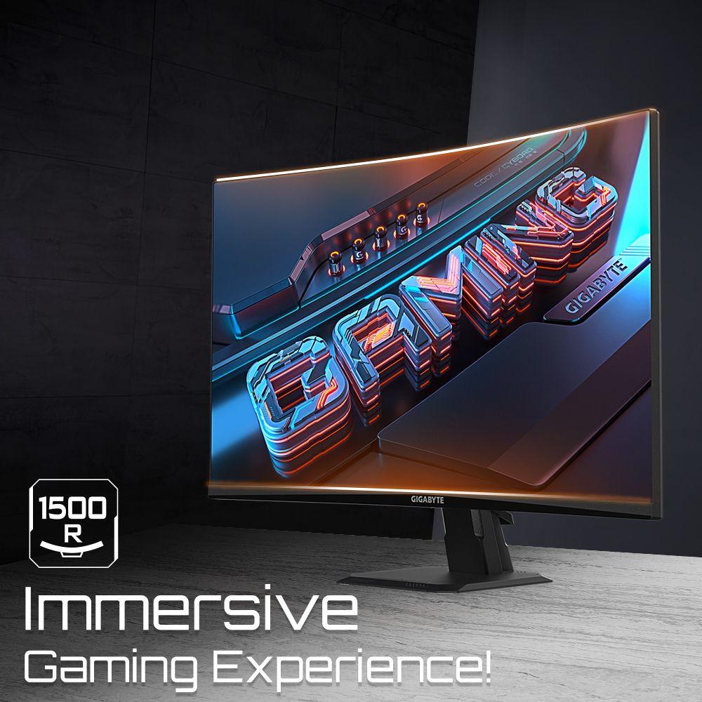 Monitor GIGABYTE GS27FC (27" - VA - 180 Hz - Preto) — miniatura 7