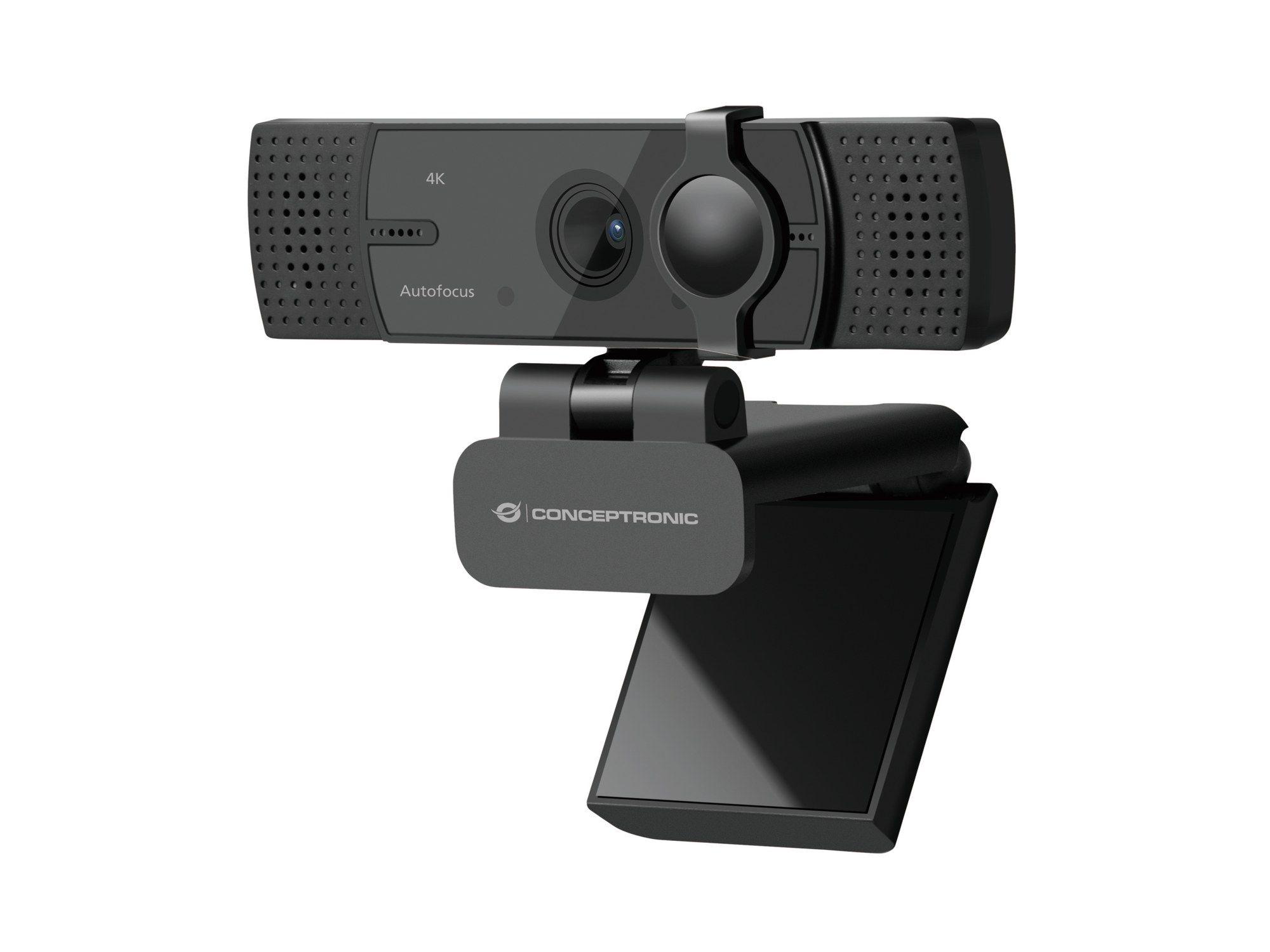 Câmara Web CONCEPTRONIC AMDIS08B (15,9 MP - 30 fps - 3840 x 2160 pixels - Preto)