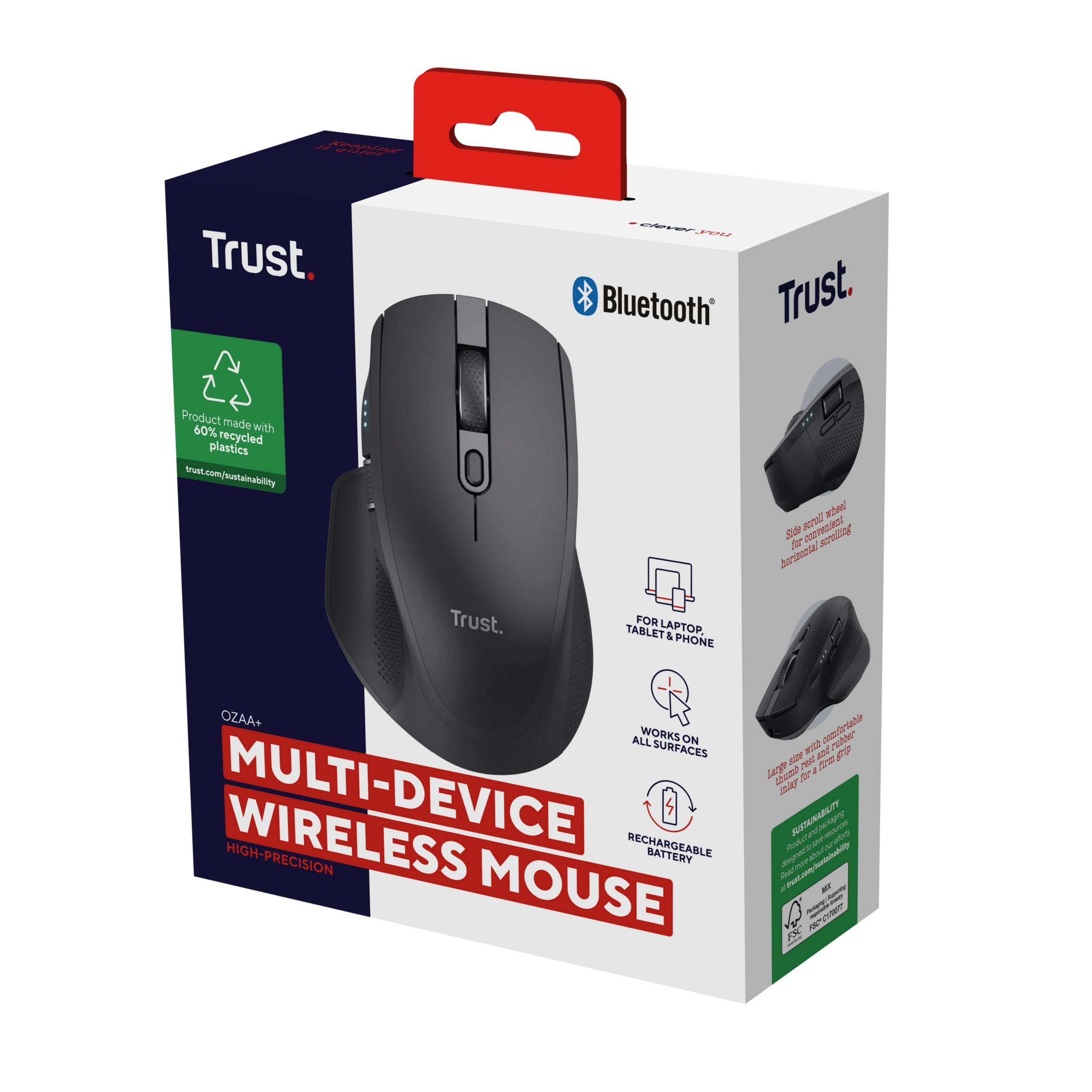 Rato TRUST Ozaa+ (Mão direita - 3200 DPI - Ótico - Preto) — miniatura 6