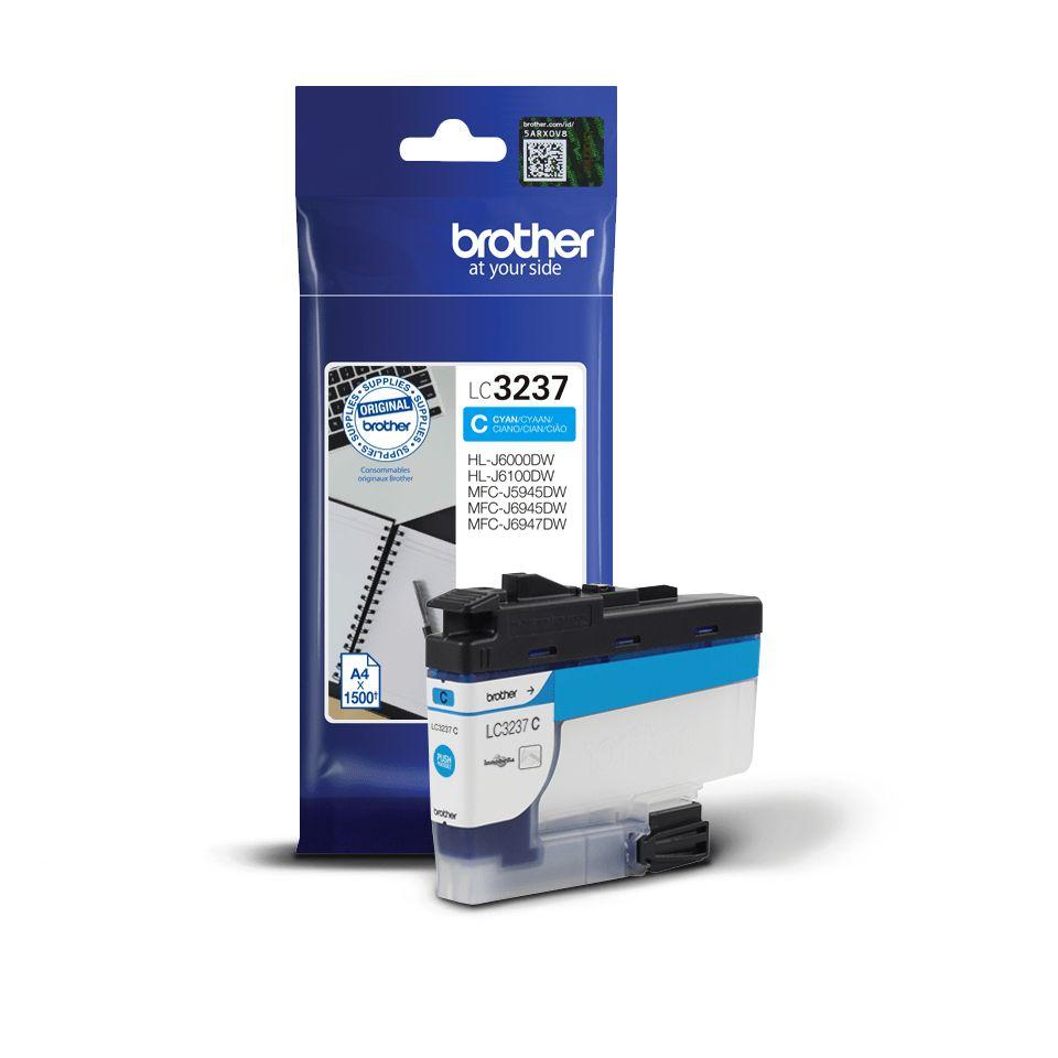 Tinteiro BROTHER LC3237C (1500 páginas - Ciano), miniatura 2