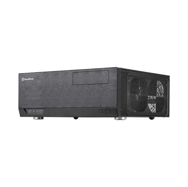 Caixa de Computador SILVERSTONE SST-GD09B (ATX, Micro ATX - PC - Alumínio, Plástico, Aço - Preto)