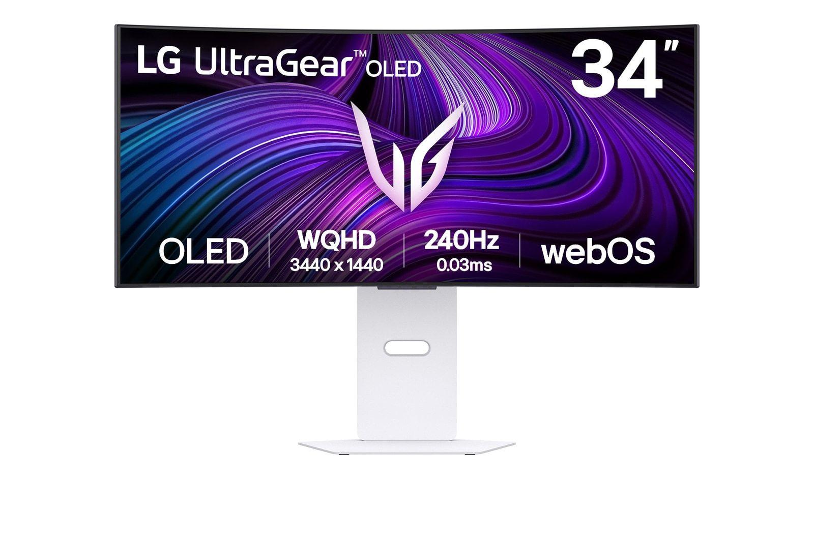 Monitor LG 34GX90SA-W (34" - OLED - 240 Hz - Branco)