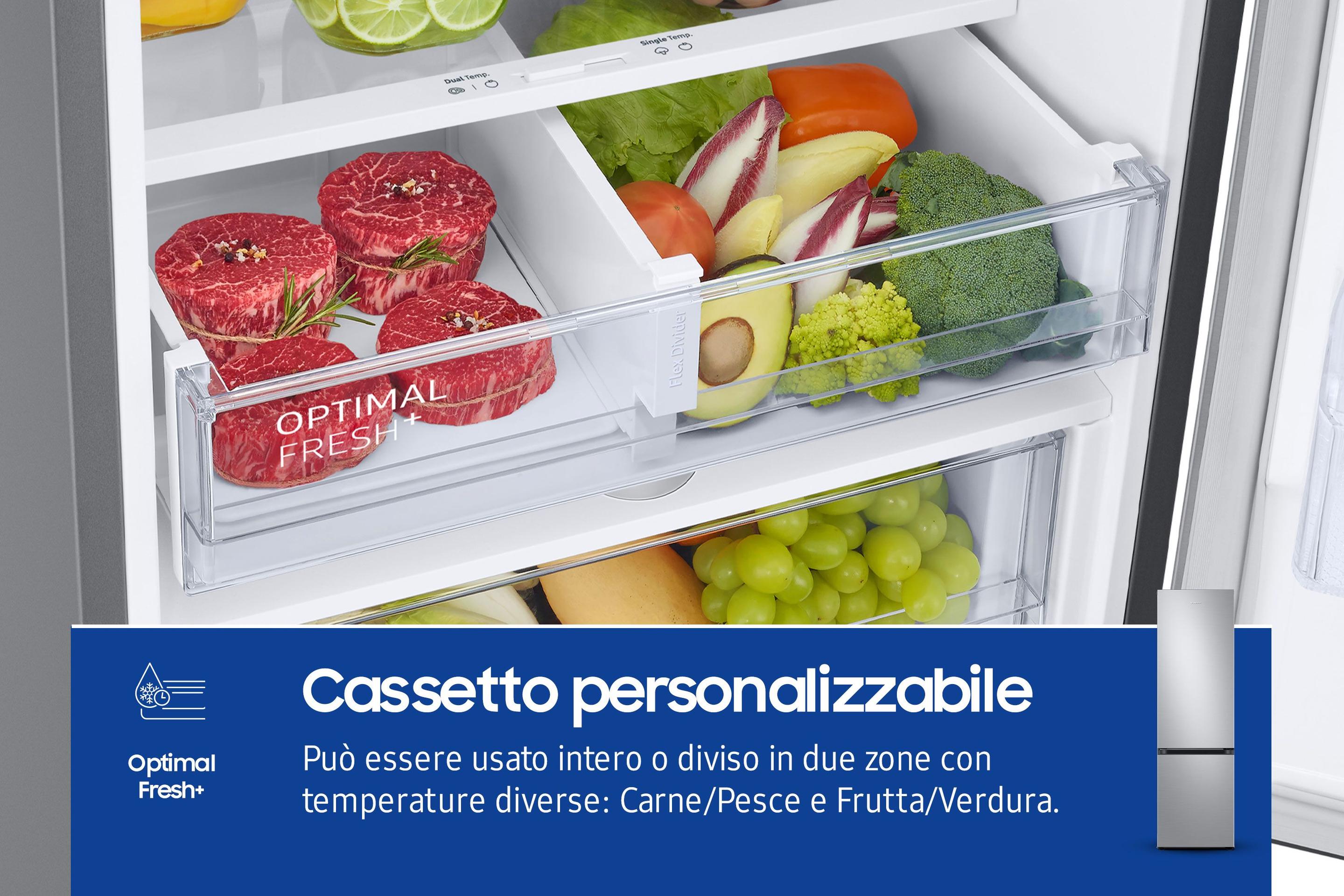 Frigorífico Combinado Independente SAMSUNG RB38C603DSA/EF (390 l - 203x59,5x65,8 cm - 60 cm - Inox) — miniatura 8