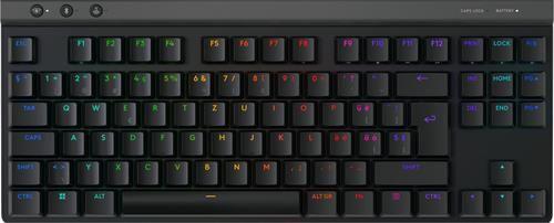 Teclado LOGITECH G515 LIGHTSPEED TKL (QWERTZ suíço - GL Tactile - TKL - Preto)