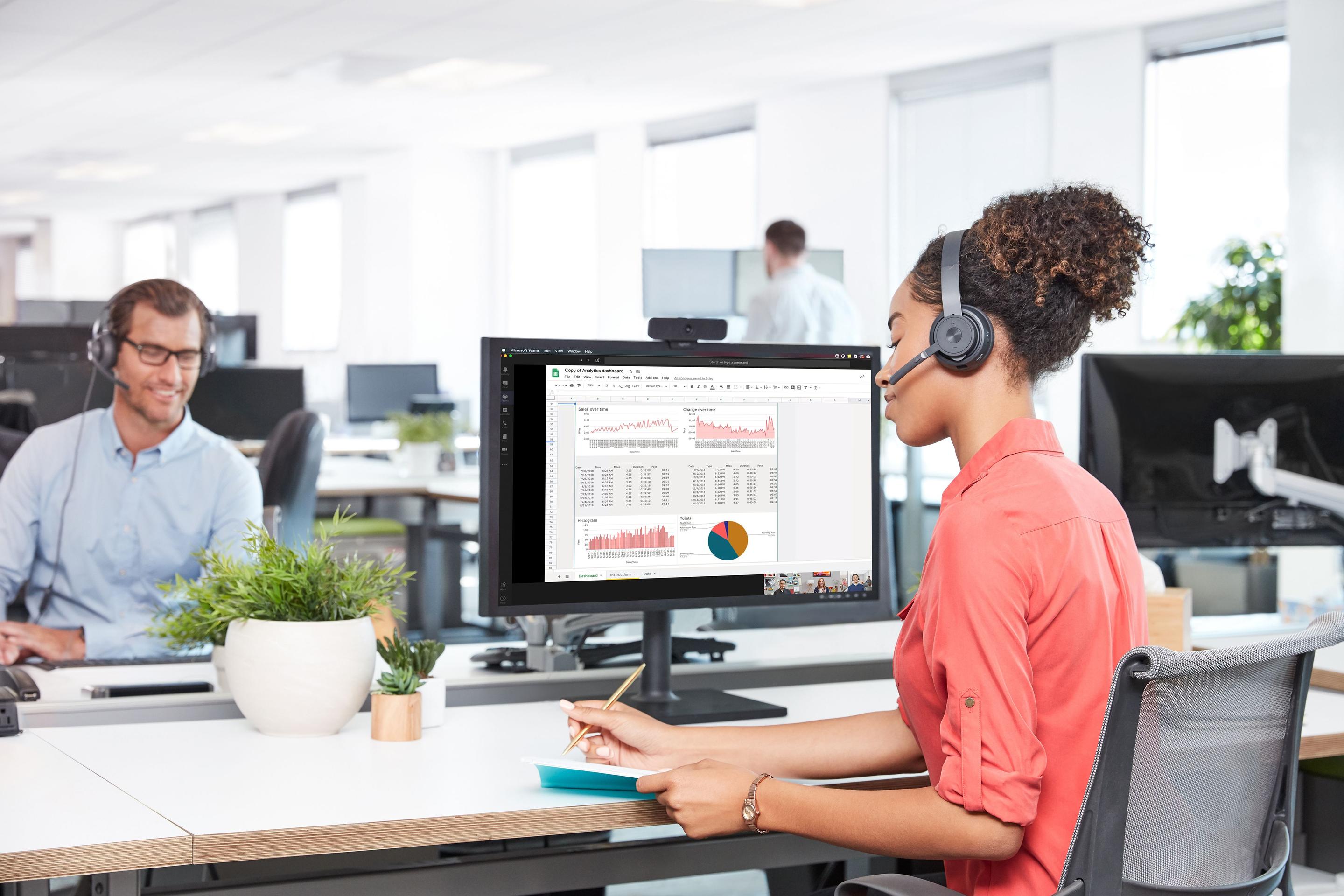 Headset LOGITECH Zone Wireless MS (1,44 Wh - 16 h - Android, iOS - Grafite) — miniatura 11