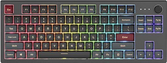 Teclado MONTECH MKey TKL Darkness (US - Gateron G Pro 2.0 Red - TKL)