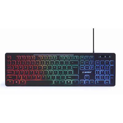Conjunto Teclado e Rato GEMBIRD KBS-UML-01 (Inglês - USB Tipo A - Preto) — miniatura 4