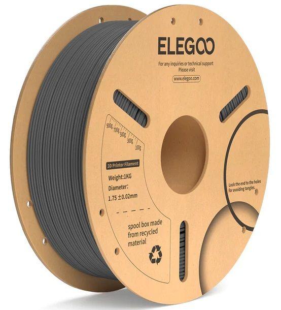Filamento de Impressão 3D ELEGOO PLA+ 50.203.0163 (Cinzento Estelar)