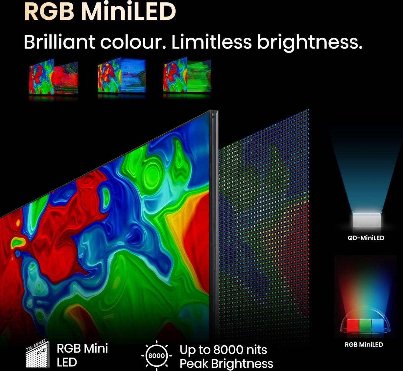 Televisão HISENSE TV 116UXQ (116" - 4K Ultra HD RGB-Mini LED - Cinzento), miniatura 6