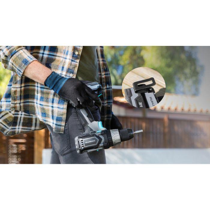 Berbequim de Percussão CECOTEC CecoRaptor Perfect ImpactDrill 2020 Brushless Ultra (20 V - Preto e Cinza) — miniatura 4
