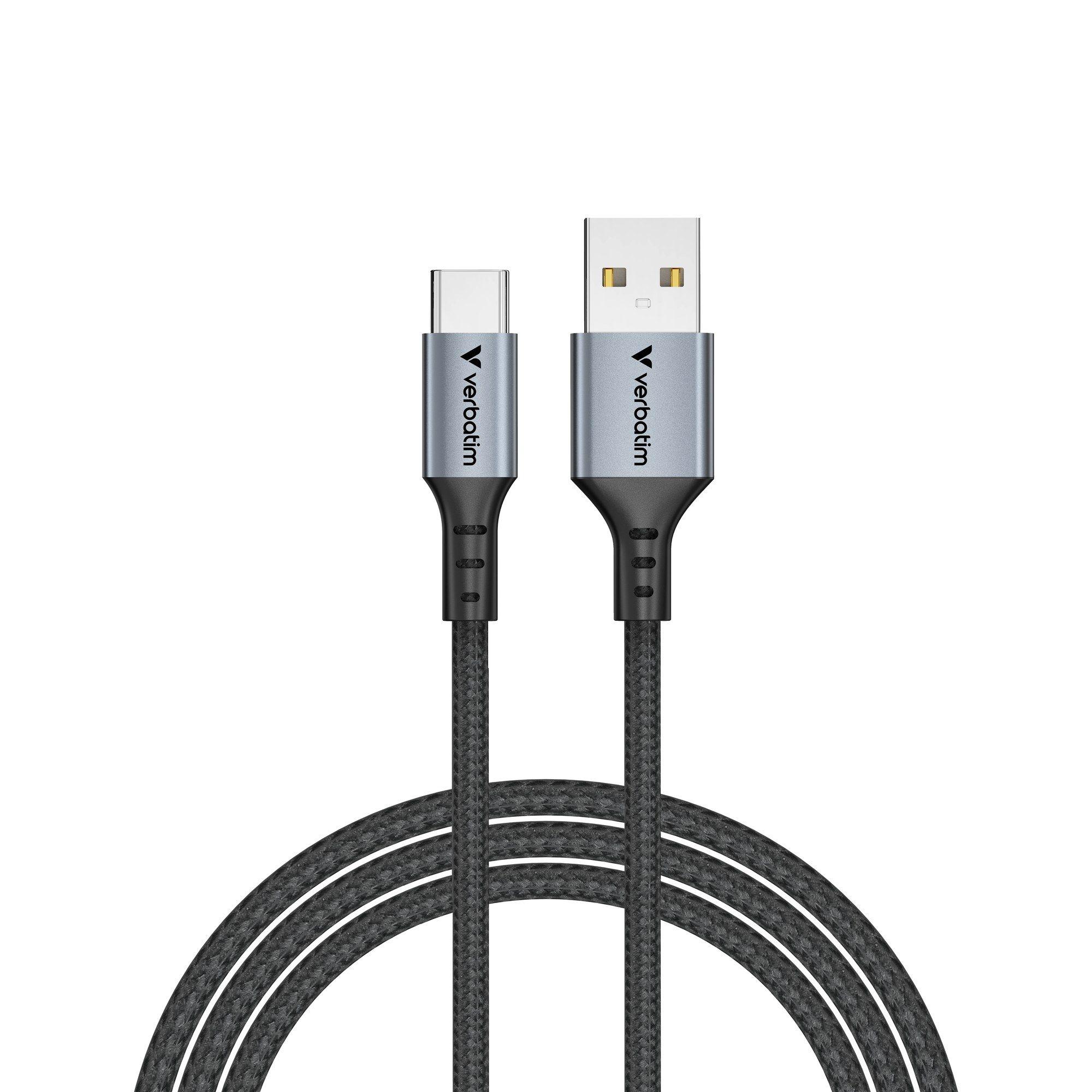 Cabo USB-A para USB-C VERBATIM 31843 (1,2 m - USB A - USB C - Preto), miniatura 3
