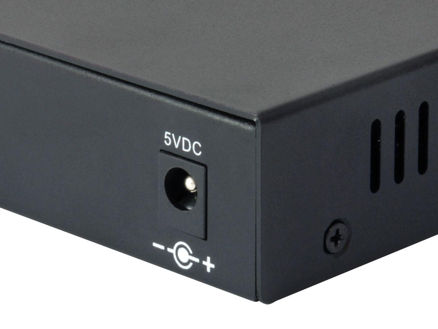 Conversor de Rede LEVELONE GVT-0500 (10000 Mbit/s - Preto), miniatura 3