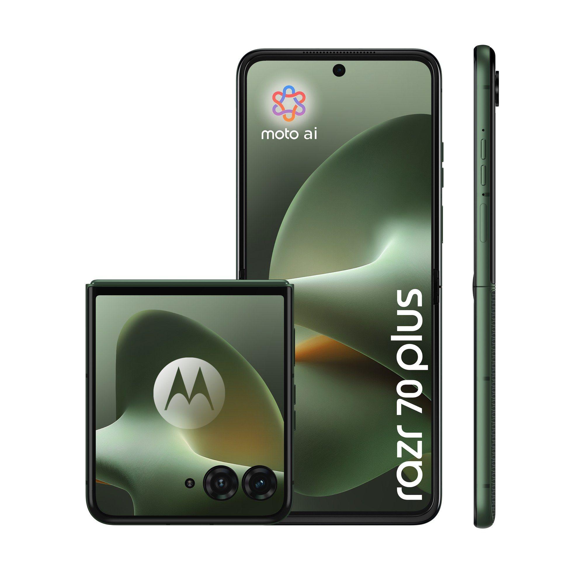 Smartphone MOTOROLA razr 70 plus 5G (12GB RAM - 512GB - Verde Escuro), miniatura 3