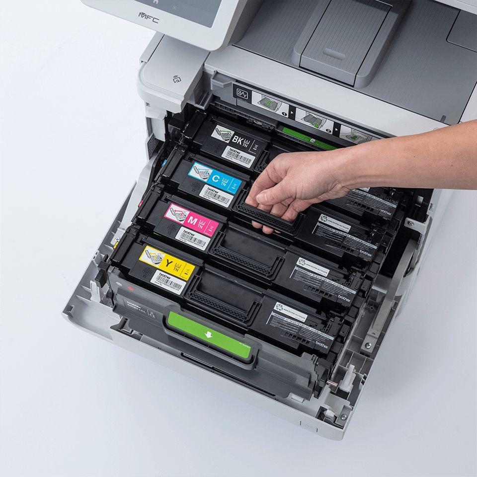 Toner BROTHER TN-821XLC (9000 páginas - Ciano), miniatura 4