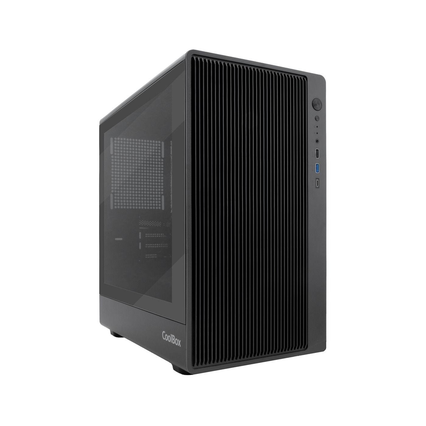 Caixa Gaming Micro-ATX COOLBOX GM350 Darkface (Micro-ATX e Mini-ITX - Micro-ITX, Micro ATX - Preto)
