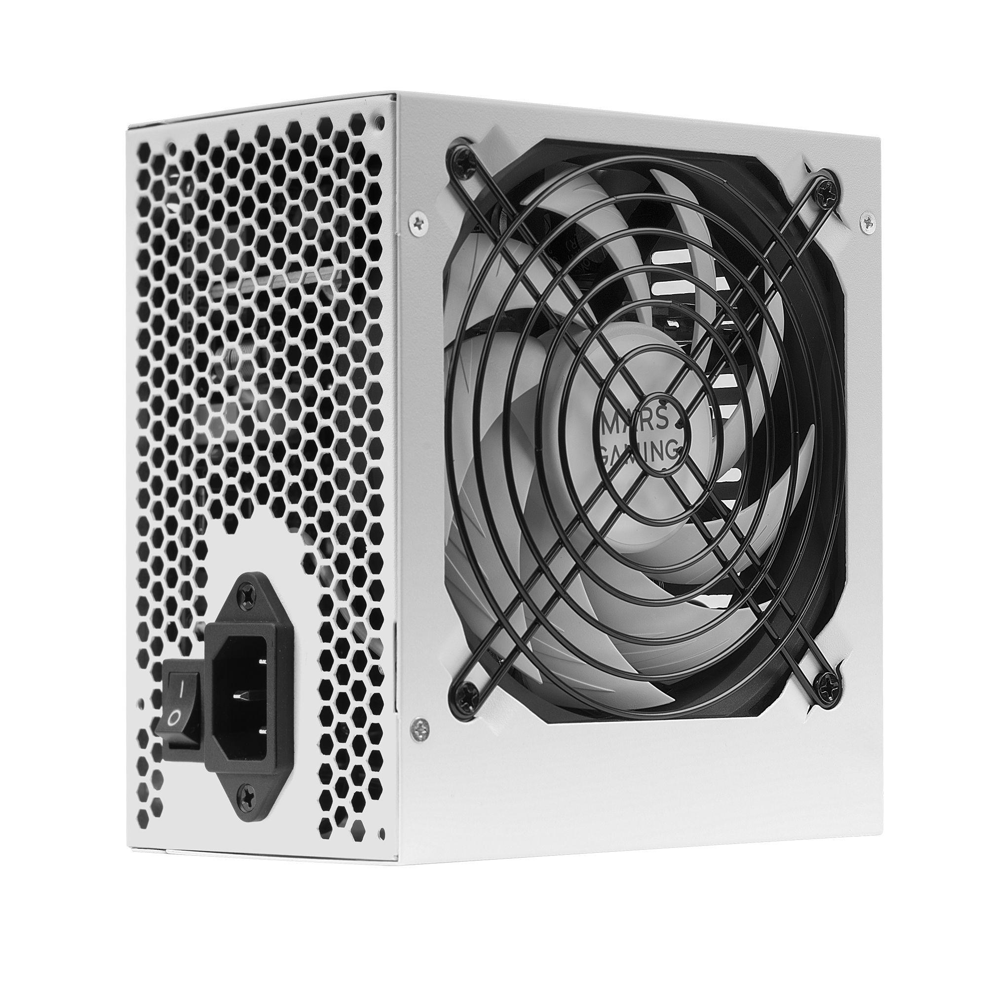 Fonte de Alimentação MARS GAMING MPIII650 (ATX - 650 W - Não modular - Branco), miniatura 3