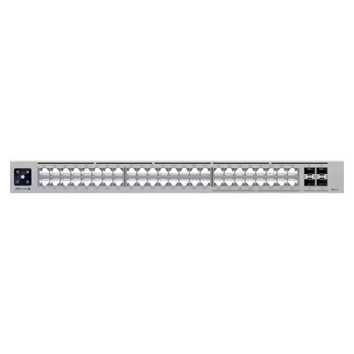 Switch Gerido UBIQUITI USW-Pro-Max-48-PoE (52 Portas - Gigabit Ethernet - 2 MB - Cinzento) — miniatura 3