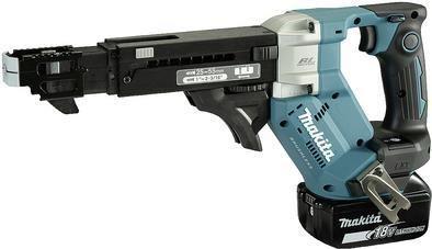 Aparafusadora Autoalimentada MAKITA DFR551Z (Preto/Azul), imagem 1