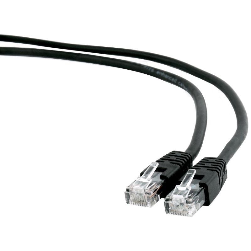 Cabo de Rede GEMBIRD PP6U-3M/BK (3 m - RJ-45 - Preto)