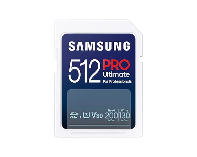 Cartão de Memória SAMSUNG PRO Ultimate MB-SY512SB/WW (512GB - 200 MB/s - Branco)