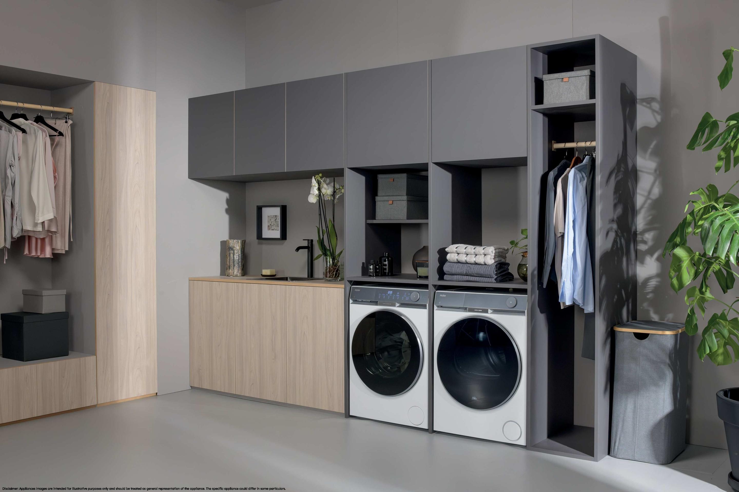 Máquina de Lavar Roupa Independente HAIER HW110B14387UIB (1400 RPM - B - A - Cinzento e Branco) — miniatura 11
