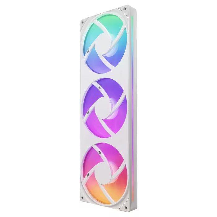 Ventoinha NZXT F360 RGB Core (Plástico, borracha - RGB multicolor - Branco) — miniatura 3