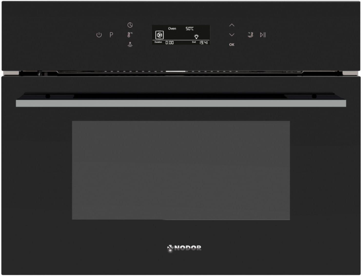 Forno de Encastre NODOR MO4800DB (Forno elétrico - 40 L - 50–225 °C - Preto)