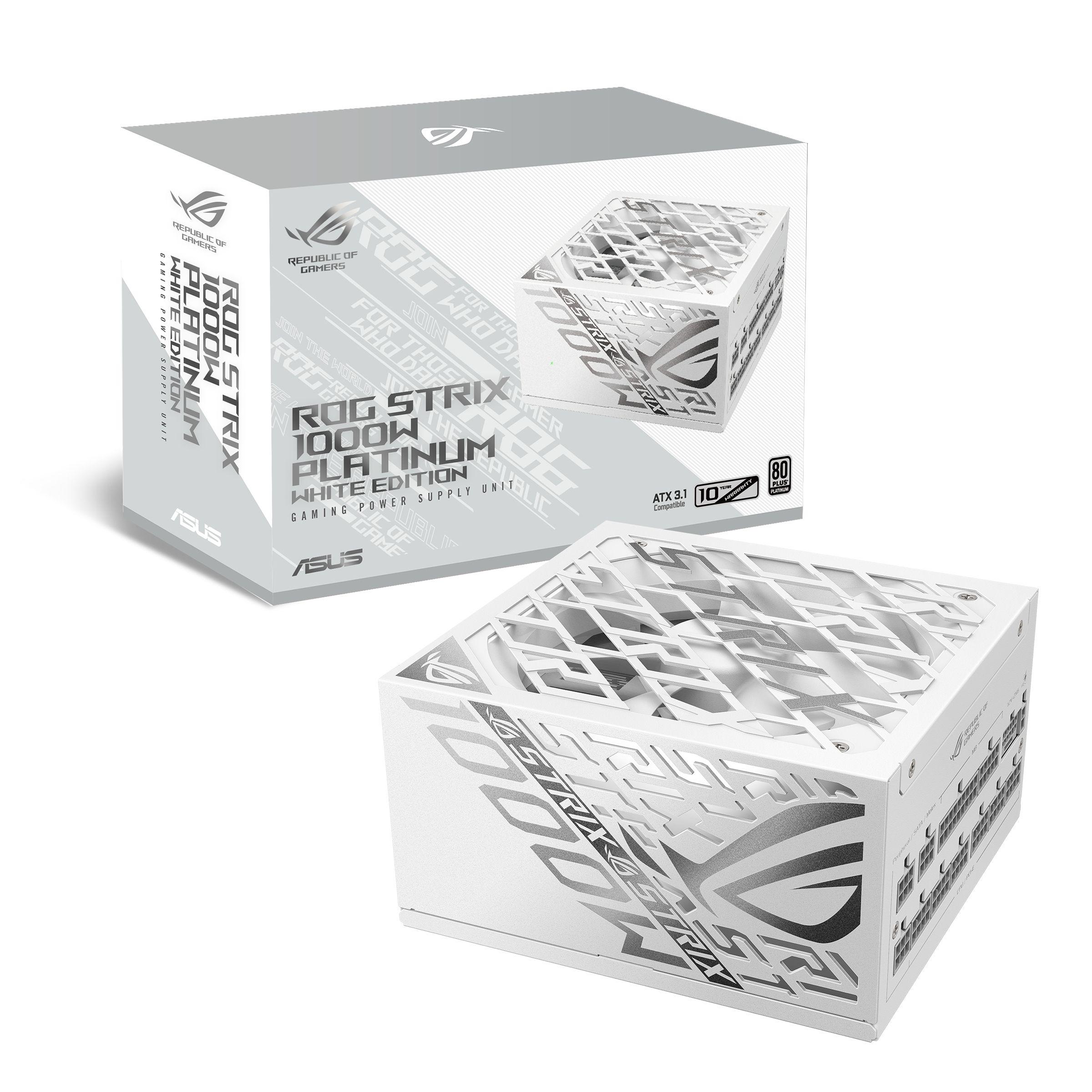 Fonte de Alimentação ASUS ROG STRIX 1000P Gaming White Edition (ATX - 1000 W - 80 Plus Platinum - Branco), miniatura 13