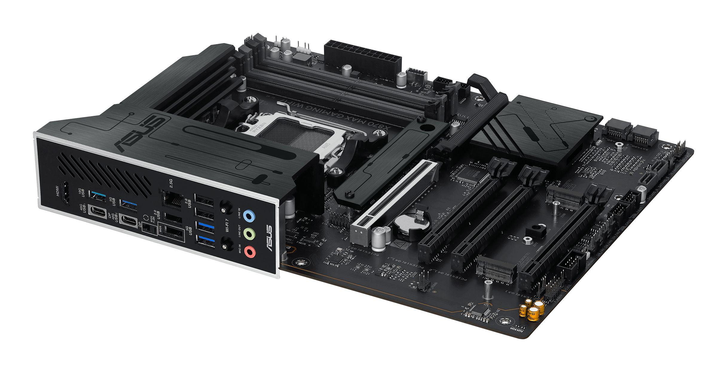 Motherboard ASUS X870 MAX GAMING WIFI7 (AM5 - ATX - Duplo canal - Multicor), miniatura 9