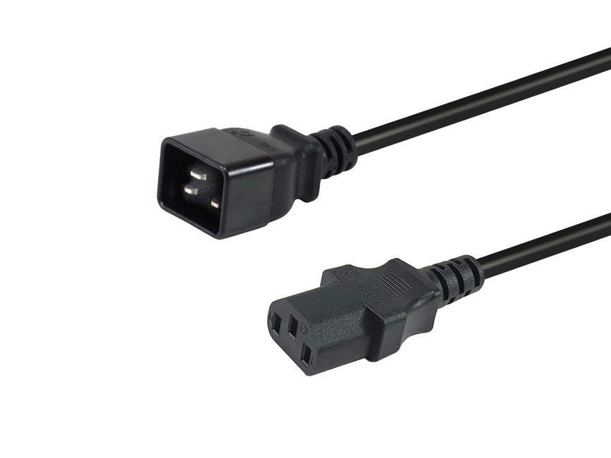 Cabo de Alimentação EQUIP 112141 (3 m - IEC C20 - IEC C13 - Preto)