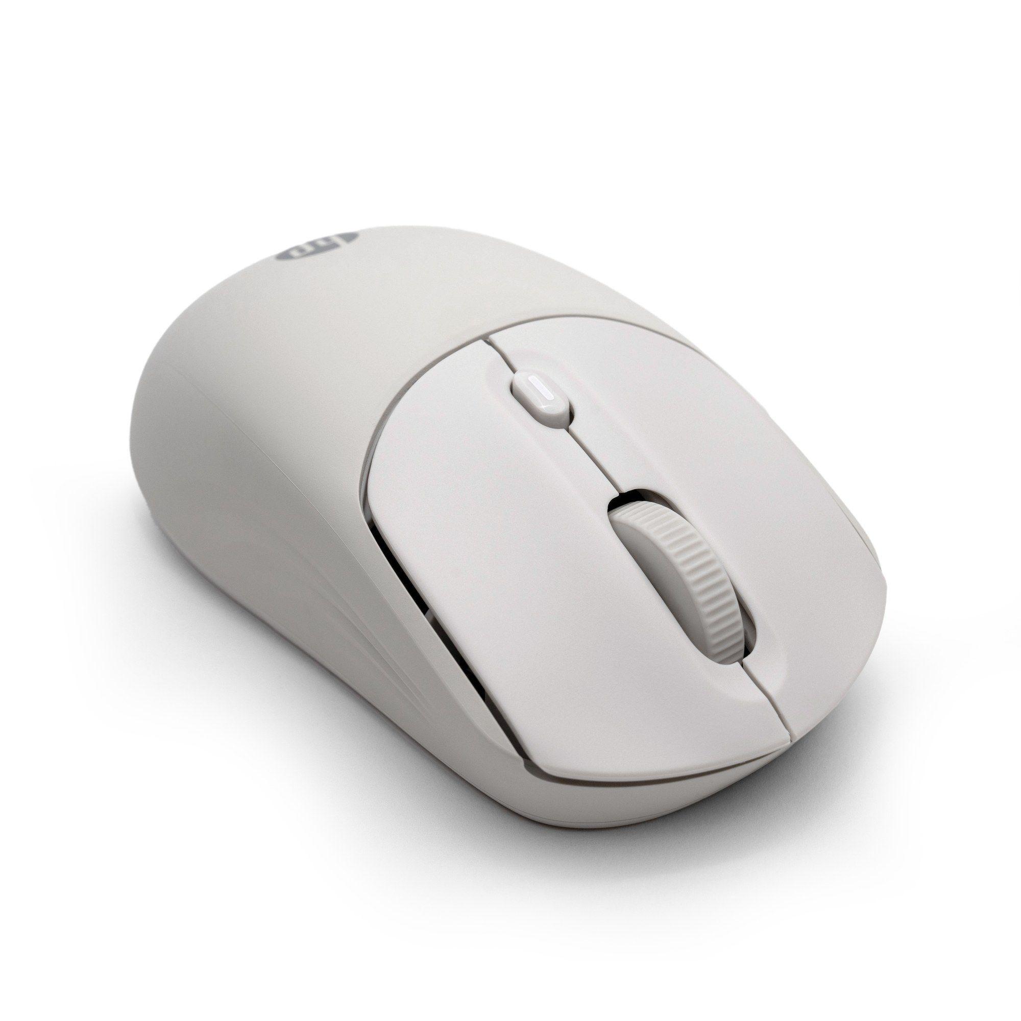Rato HP 400 Dual (Ambidestro - 6000 DPI - RF Wireless + Bluetooth - Bege) — miniatura 7