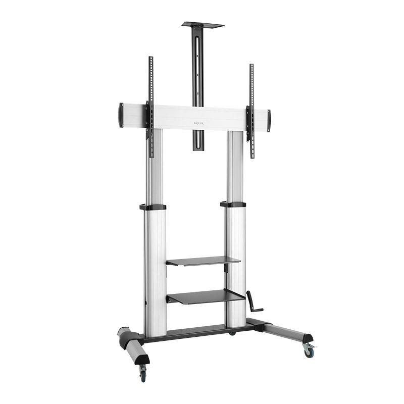 Suporte de Chão para Ecrã LOGILINK BP0084 (60-100" - VESA 1000x600 - Preto e Cinzento)