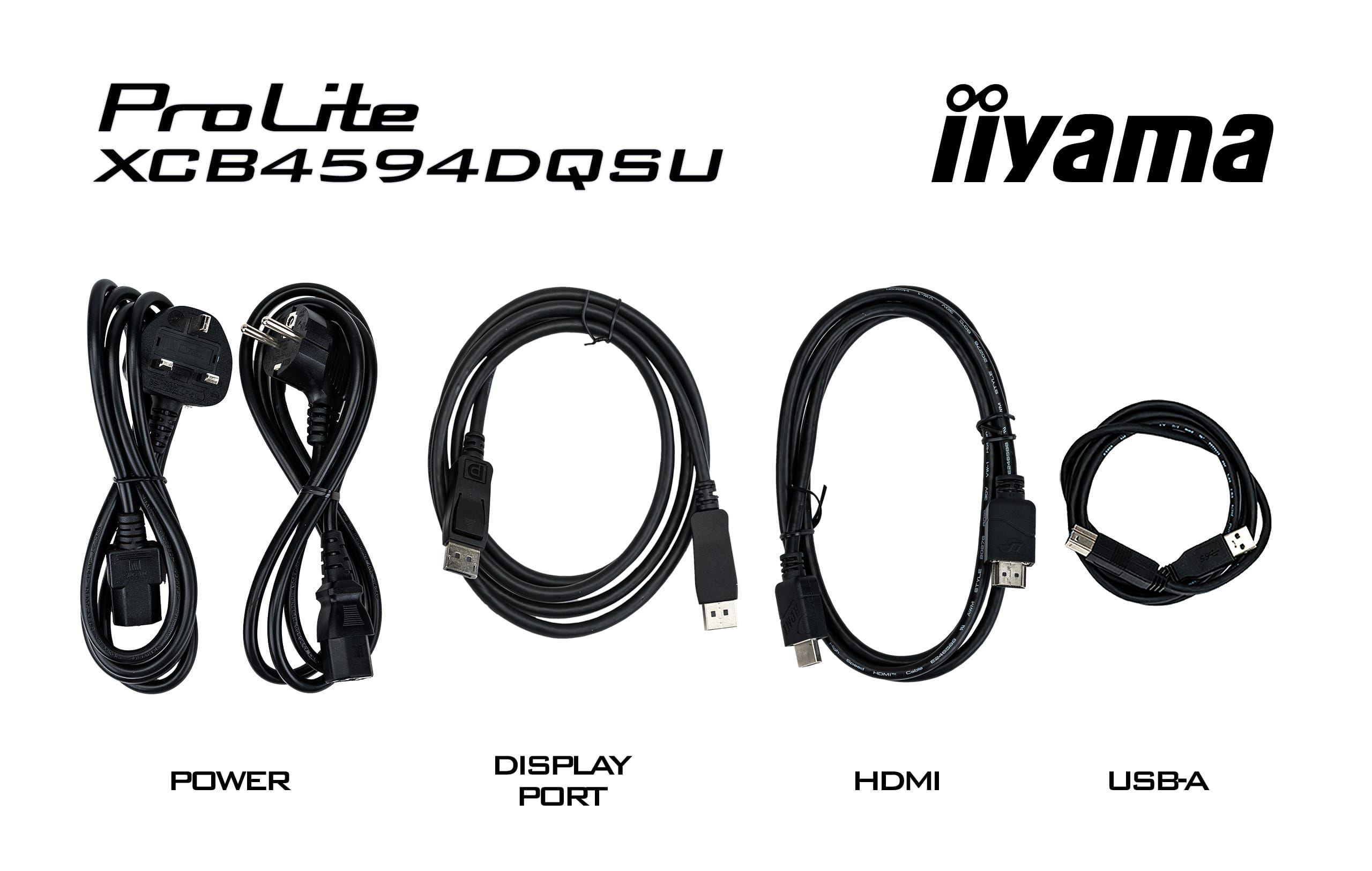 Monitor IIYAMA ProLite XCB4594DQSU-B1 (44,5" - VA - 75 Hz - Preto) — miniatura 20