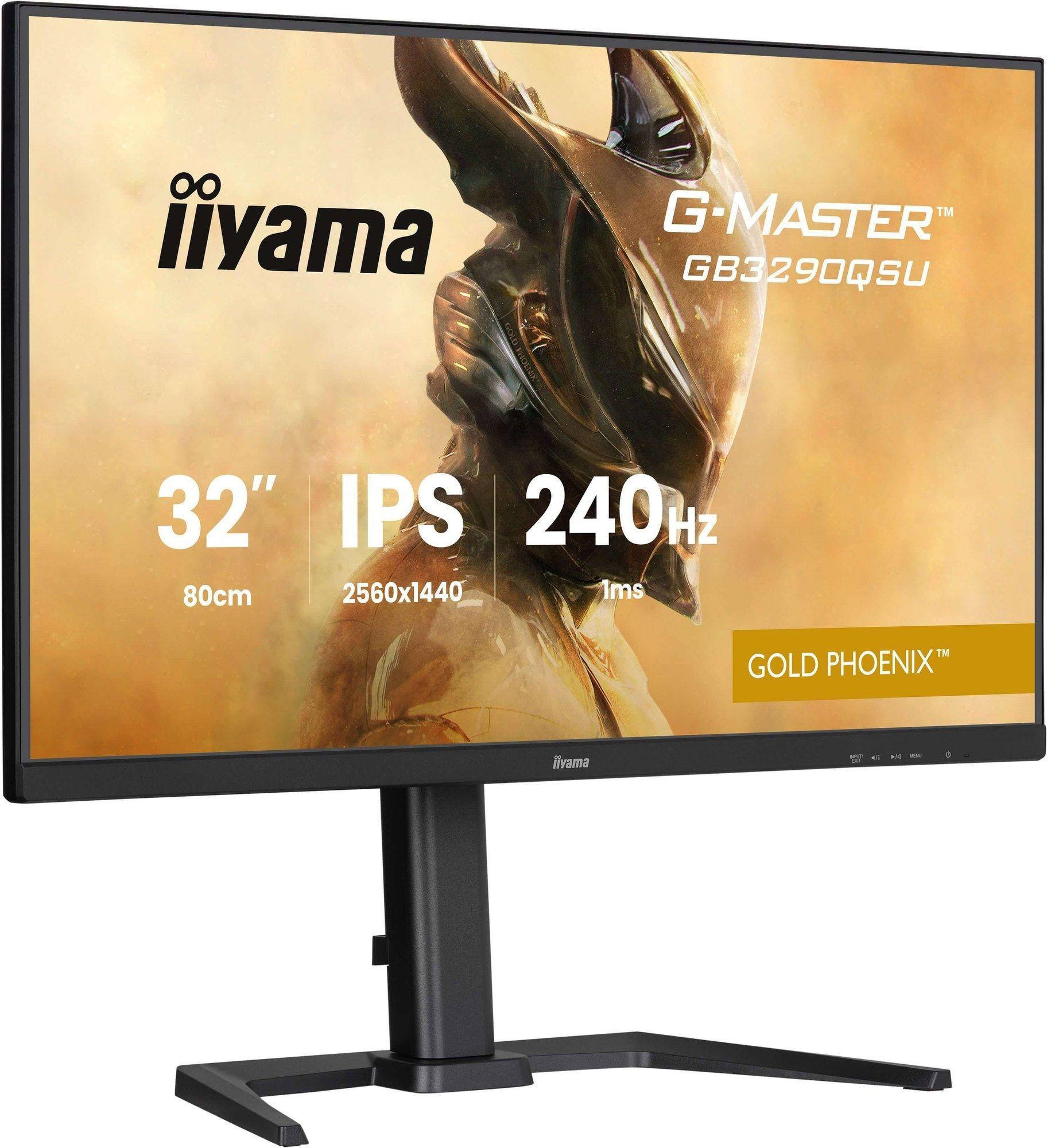Monitor IIYAMA G-MASTER GB3290QSU-B1 (31,5" - QHD - 240 Hz - Preto)