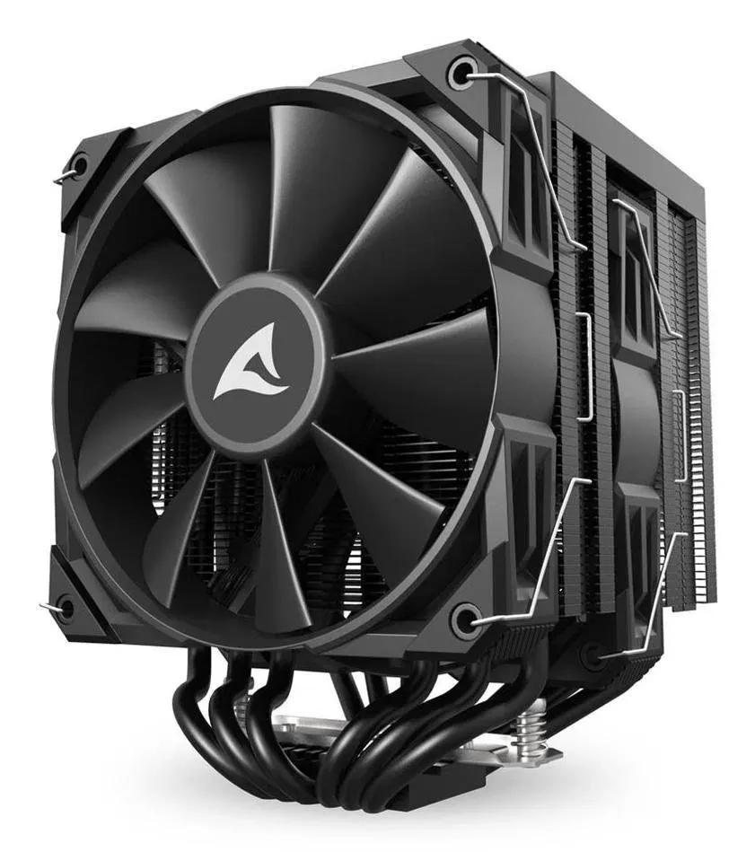 Dissipador de CPU SHARKOON A60 RGB (RGB - 3,6 W - Preto), miniatura 2