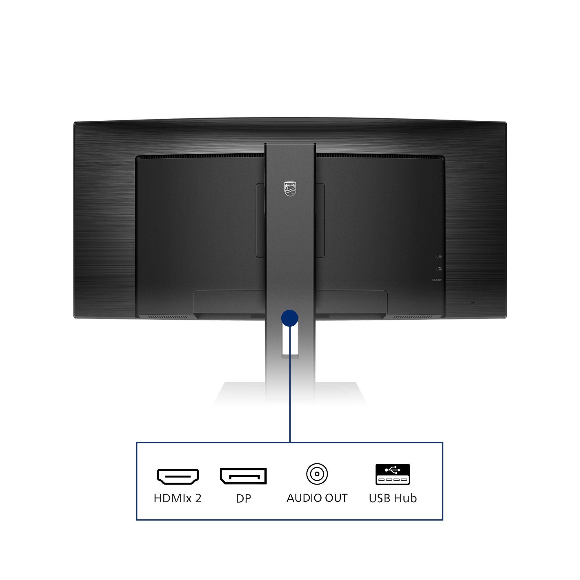 Monitor PHILIPS 345B1C/00 (34" - VA - 100 Hz - Preto), miniatura 4
