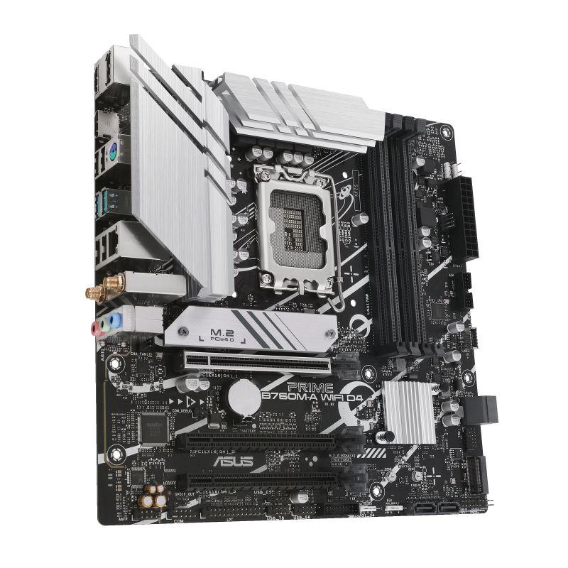 Motherboard ASUS PRIME B760M-A WIFI D4 (LGA 1700 - Micro ATX - Duplo canal), miniatura 3