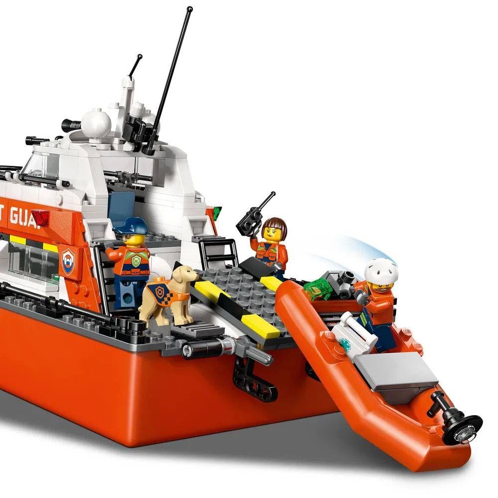 LEGO 60504 City Barco e Helicóptero de Resgate da Guarda Costeira (7+ anos - 742 peças), miniatura 7