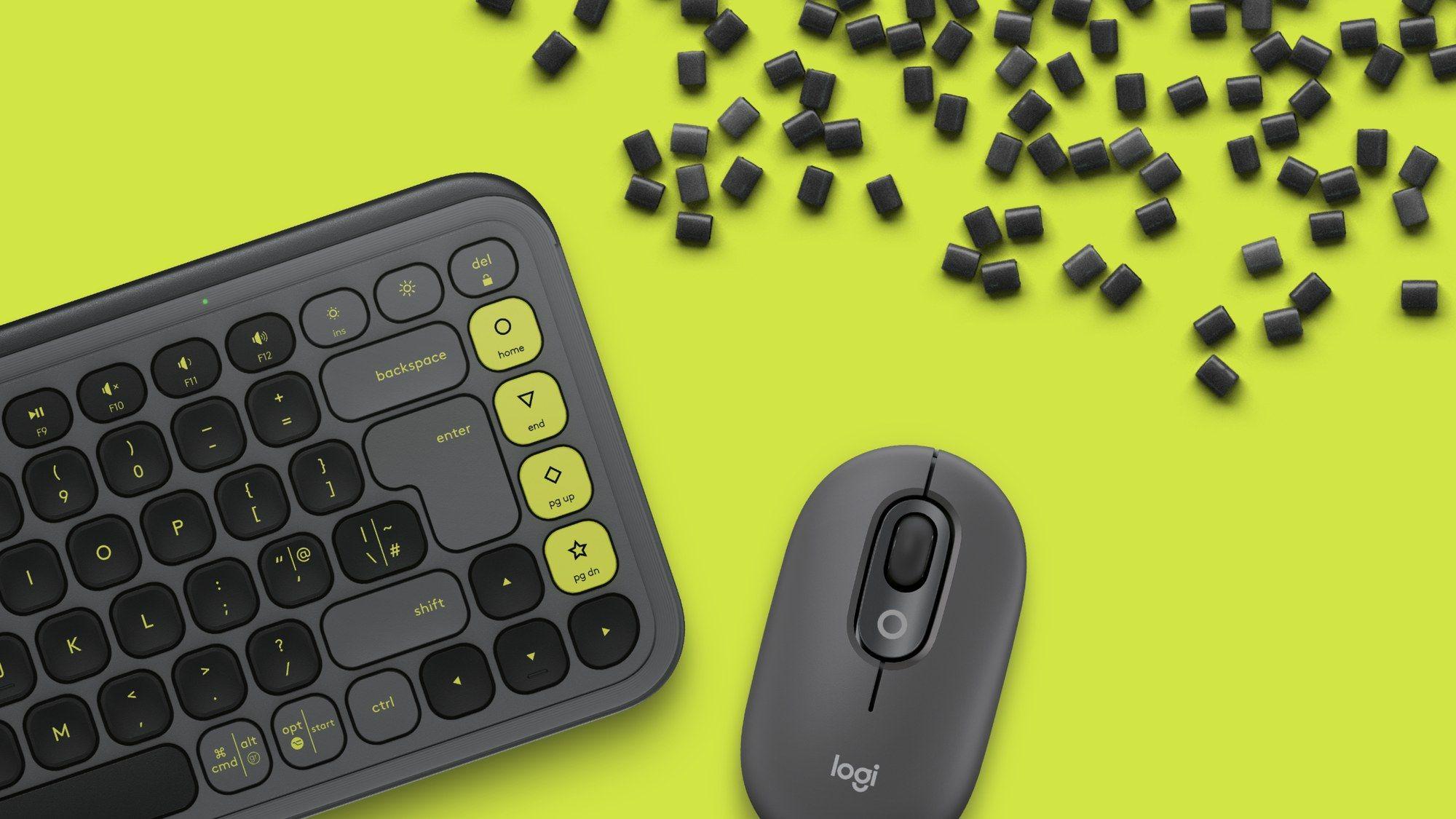 Conjunto de Teclado e Rato LOGITECH POP ICON COMBO (Suíço - Teclas tesoura - Mini - Grafite), miniatura 6