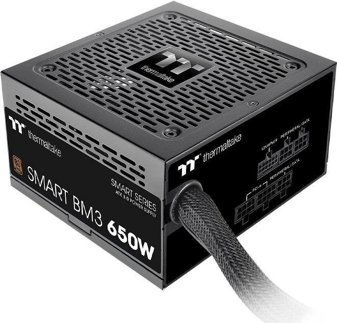 Fonte de Alimentação THERMALTAKE Smart BM3 650W (ATX - 650 W - 80 PLUS Bronze - Preto)