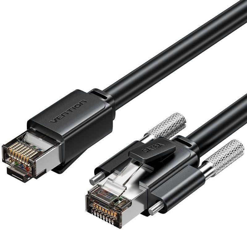 Cabo de Rede VENTION RJ45 Cat.6 (7 m - Preto), imagem 1