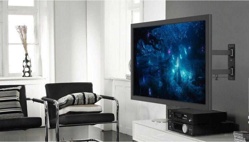 Suporte de Parede Articulado para Televisão EQUIP 650342 (37"-70" - VESA 600 x 400 mm - 35 kg - Preto), miniatura 6