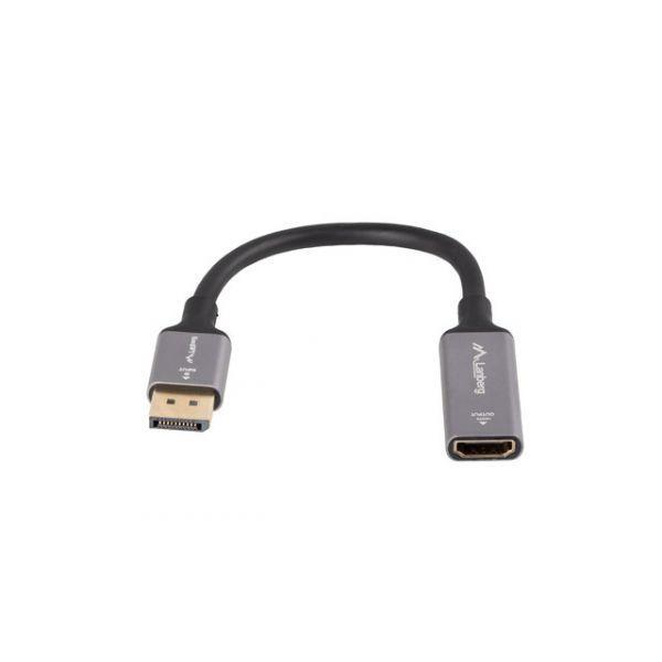 Adaptador DisplayPort para HDMI LANBERG AD-DP-HD-04 (0,2 m - Prateado/Preto), miniatura 3